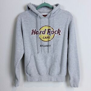 Hard Rock Cafe Light Gray Logo Hoodie M